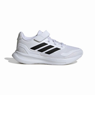 Scarpe da Ginnastica sneakers Adidas RUNFALCON 5 SHOES CHILDREN Strappo Bianco - Adidas RUNFALCON 5 SHOES CHILDREN White Velcro Sneakers - chaussures de sport Adidas RUNFALCON 5 pour enfants, blanches, à scratch - Adidas Runfalcon 5 Schuhe für Kinder, weiße Klettverschluss-Sneaker