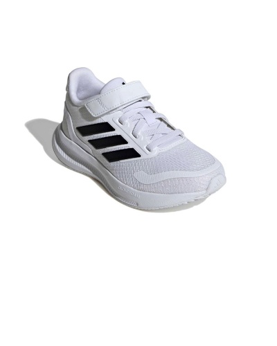 Scarpe da Ginnastica sneakers Adidas RUNFALCON 5 SHOES CHILDREN Strappo Bianco - Adidas RUNFALCON 5 SHOES CHILDREN White Velcro Sneakers - chaussures de sport Adidas RUNFALCON 5 pour enfants, blanches, à scratch - Adidas Runfalcon 5 Schuhe für Kinder, weiße Klettverschluss-Sneaker