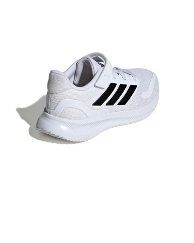 Scarpe da Ginnastica sneakers Adidas RUNFALCON 5 SHOES CHILDREN Strappo Bianco - Adidas RUNFALCON 5 SHOES CHILDREN White Velcro Sneakers - chaussures de sport Adidas RUNFALCON 5 pour enfants, blanches, à scratch - Adidas Runfalcon 5 Schuhe für Kinder, weiße Klettverschluss-Sneaker