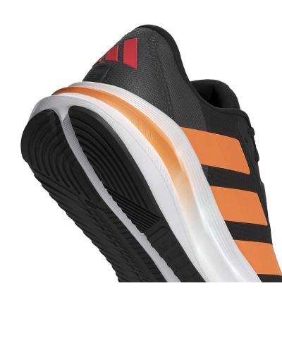 scarpe sportive sneakers running Jogging Adidas GALAXY 7 M Uomo Nero Arancione Bianco - Adidas GALAXY 7 M Men's Black Orange White Running Sneakers - chaussures de course Adidas GALAXY 7 M pour homme, noir, orange et blanc - Adidas GALAXY 7 M Herren Schwarz Orange Weiß Laufschuhe