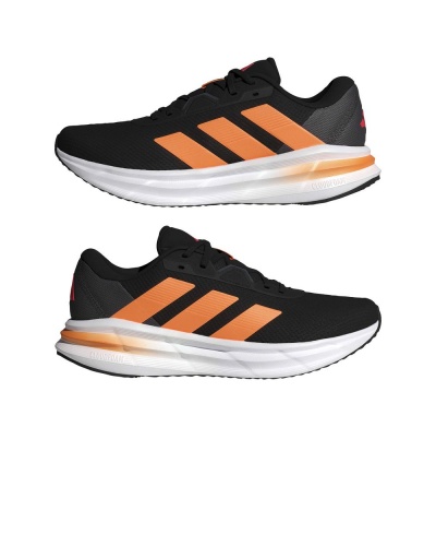scarpe sportive sneakers running Jogging Adidas GALAXY 7 M Uomo Nero Arancione Bianco - Adidas GALAXY 7 M Men's Black Orange White Running Sneakers - chaussures de course Adidas GALAXY 7 M pour homme, noir, orange et blanc - Adidas GALAXY 7 M Herren Schwarz Orange Weiß Laufschuhe