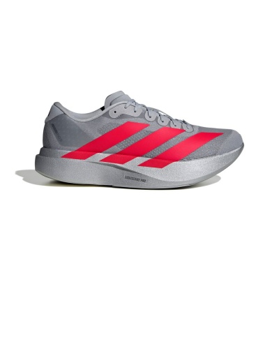 scarpe sportive running ADIDAS adizero EVO SL Grigio Rosso - running shoes ADIDAS adizero EVO SL Grey Red - chaussures de course ADIDAS adizero EVO SL Gris Rouge - Laufschuhe ADIDAS adizero EVO SL Grau Rot