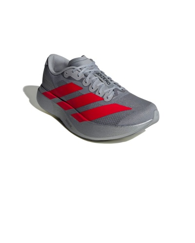 scarpe sportive running ADIDAS adizero EVO SL Grigio Rosso - running shoes ADIDAS adizero EVO SL Grey Red - chaussures de course ADIDAS adizero EVO SL Gris Rouge - Laufschuhe ADIDAS adizero EVO SL Grau Rot
