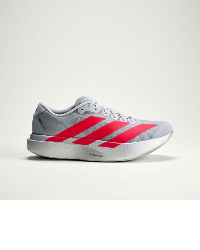 scarpe sportive running ADIDAS adizero EVO SL Grigio Rosso - running shoes ADIDAS adizero EVO SL Grey Red - chaussures de course ADIDAS adizero EVO SL Gris Rouge - Laufschuhe ADIDAS adizero EVO SL Grau Rot