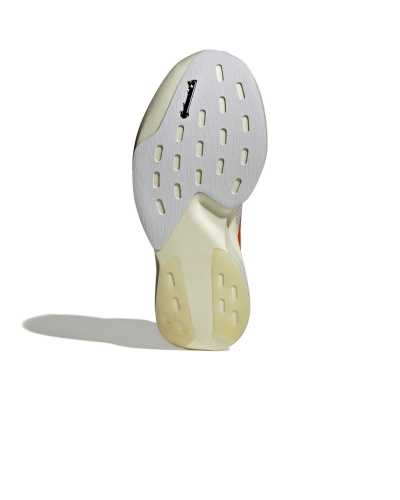 Scarpe  Running Sportive Sneakers Adidas Adizero EVO SL Junior Donna Bianco Arancione - Adidas Adizero EVO SL Junior Women's Running Shoes Sneakers White Orange - Chaussures de running Adidas Adizero EVO SL Junior pour femme, blanches et oranges - Adidas Adizero EVO SL Junior Damen Laufschuhe Sneaker Weiß Orange