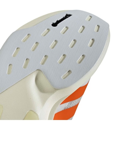 Scarpe  Running Sportive Sneakers Adidas Adizero EVO SL Junior Donna Bianco Arancione - Adidas Adizero EVO SL Junior Women's Running Shoes Sneakers White Orange - Chaussures de running Adidas Adizero EVO SL Junior pour femme, blanches et oranges - Adidas Adizero EVO SL Junior Damen Laufschuhe Sneaker Weiß Orange