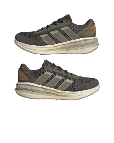 Scarpe Sportive Sneakers Running Adidas ASTRASTAR Uomo Verde Oliva - Adidas ASTRASTAR Men\'s Olive Green Running Sneakers - Baskets de course Adidas ASTRASTAR pour hommes vert olive - Adidas ASTRASTAR Herren-Laufschuhe in Olivgrün