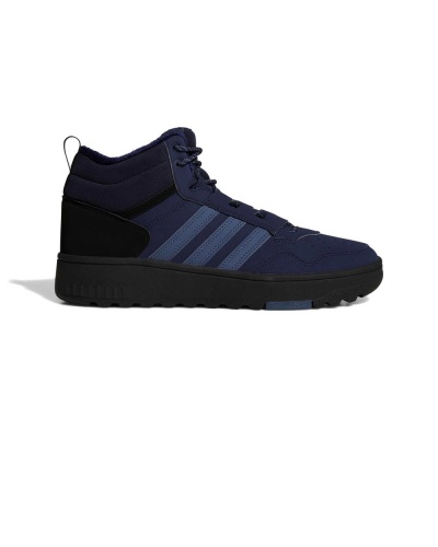 Scarpe sportive Sneakers Adidas Hoops 4.0 Mid Caviglia alta Lifestyle UOMO Blue - Adidas Hoops 4.0 Mid High-Top Lifestyle Sneakers Men\'s Blue - Baskets montantes Adidas Hoops 4.0 pour homme, bleues - Adidas Hoops 4.0 Mid High-Top Lifestyle-Sneaker für Herren, Blau