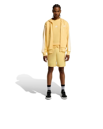 pantaloncini adidas 3 Stripes Chelsea Uomo Poliestere woven con tasche Giallo Bianco - adidas 3 Stripes Chelsea Mens Woven Polyester Shorts with Pockets Yellow White - Short adidas Chelsea 3 bandes en polyester tissé pour homme avec poches, jaune et blanc - adidas 3-Streifen Chelsea Herren-Shorts aus gewebtem Polyester mit Taschen, Gelb/Weiß