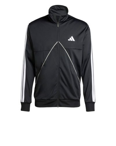 Tuta Sportiva ADIDAS Sportswear Tricot Tiro-Inspired Uomo Poliestere Nero - ADIDAS Sportswear Tricot Tiro-Inspired Men's Tracksuit, Black Polyester - Survêtement homme ADIDAS Sportswear Tricot Tiro, noir en polyester - ADIDAS Sportswear Herren-Trainingsanzug im Trikot-Design, inspiriert von Tiro, Schwarz, Polyester