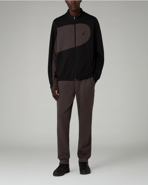Tuta intera completa Australian DUNE MADE IN ITALY Cotone Garzato uomo Marrone Caffè - Australian DUNE MADE IN ITALY Men\'s Full Tracksuit Cotton Brushed Brown Coffee - Survêtement complet pour homme DUNE fabriqué en Italie en coton brossé marron café - Australischer DUNE MADE IN ITALY Herren-Trainingsanzug aus gebürsteter Baumwolle, Braun/Kaffee