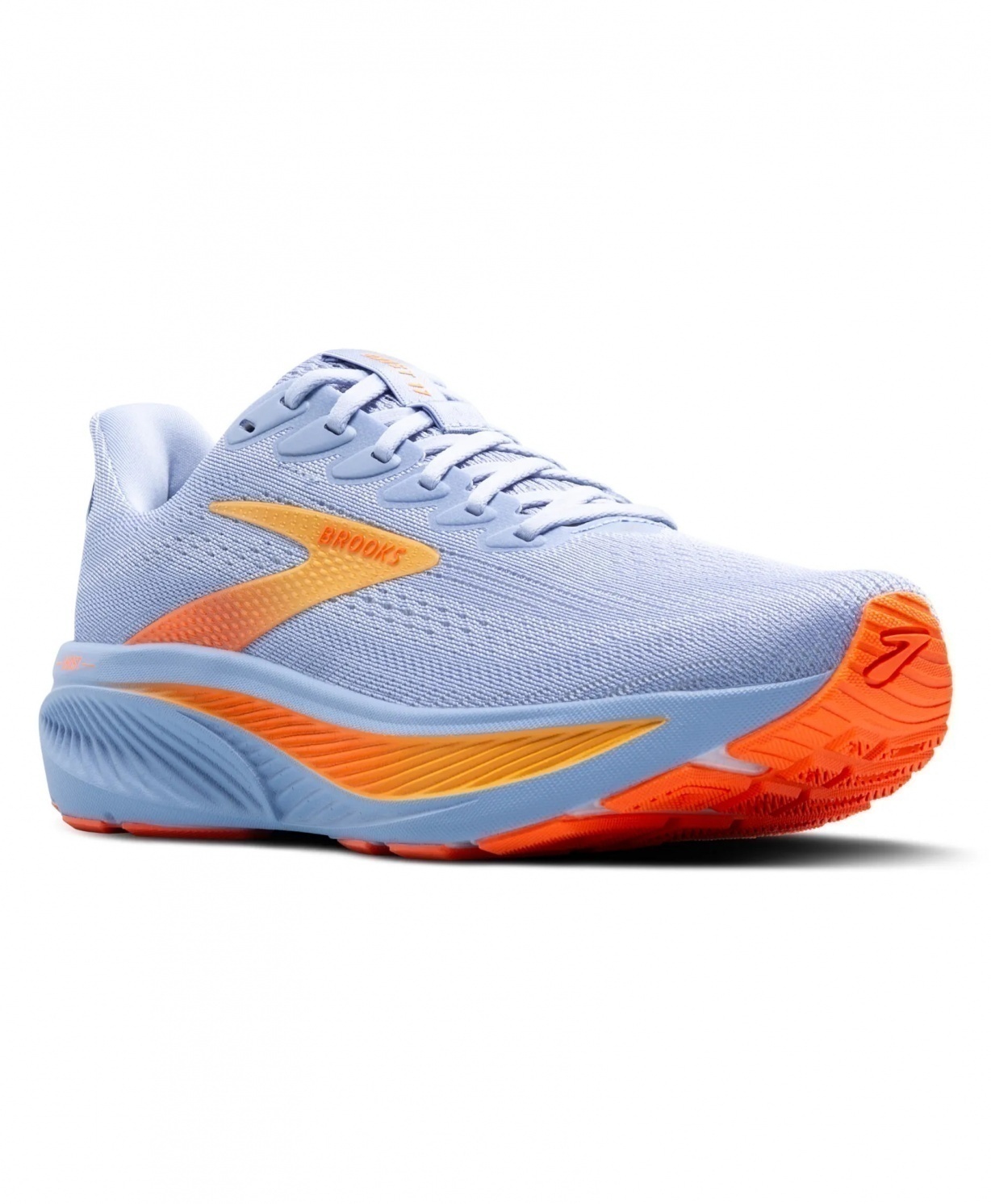 LaufSchuhe Running DAMEN Brooks Ghost 17 W Blue Heron White Orange - Bild 8 von 10