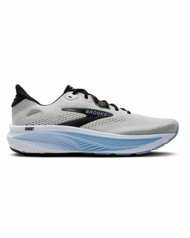 Scarpe running Corsa Brooks Ghost 18 Neutre White Black Open Air - Running shoes Brooks Ghost 18 Neutral White Black Open Air - Chaussures de course Brooks Ghost 18 Neutral Blanc Noir Open Air - Brooks Ghost 18 Laufschuhe, neutral, weiß, schwarz, offen
