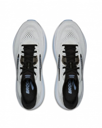 Scarpe running Corsa Brooks Ghost 18 Neutre White Black Open Air - Running shoes Brooks Ghost 18 Neutral White Black Open Air - Chaussures de course Brooks Ghost 18 Neutral Blanc Noir Open Air - Brooks Ghost 18 Laufschuhe, neutral, weiß, schwarz, offen