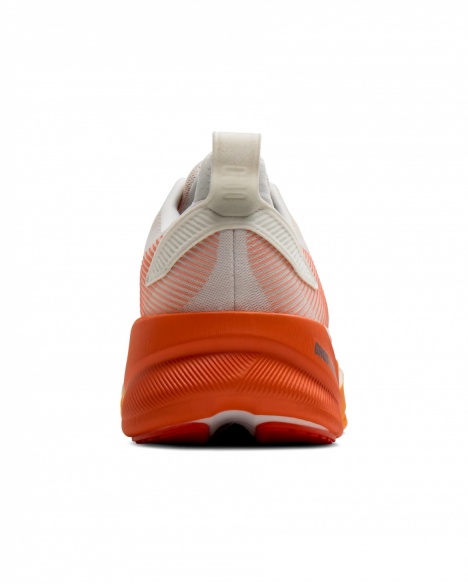 Scarpe Running Brooks Ghost Max 4 Uomo  White Orange Red - Brooks Ghost Max 4 Men's Running Shoes White Orange Red - Chaussures de course Brooks Ghost Max 4 pour homme, blanc, orange et rouge - Brooks Ghost Max 4 Herren-Laufschuhe Weiß Orange Rot