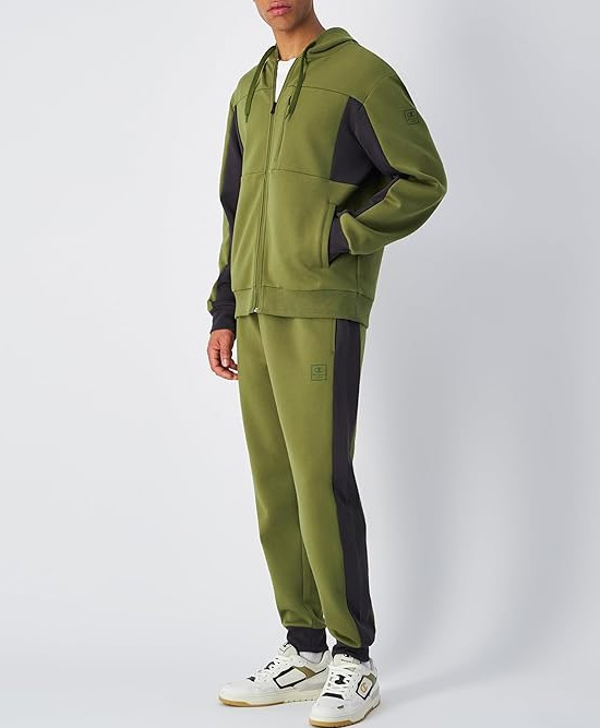 survêtement complet Costume HOMME Champion Core Vert Coton peluche - Imagen 9 de 13