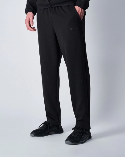 pantaloni Tuta CHAMPION American Tech Cotone Nero - Pants Tracksuit CHAMPION American Tech Black Cotton - Pantalon Survêtement CHAMPION American Tech Noir Coton - Hosen-Trainingsanzug CHAMPION American Tech Black Cotton