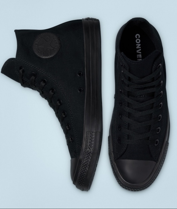 Converse Chuck Taylor All Star Canvas Hi Monochrome Sneakers Shoes