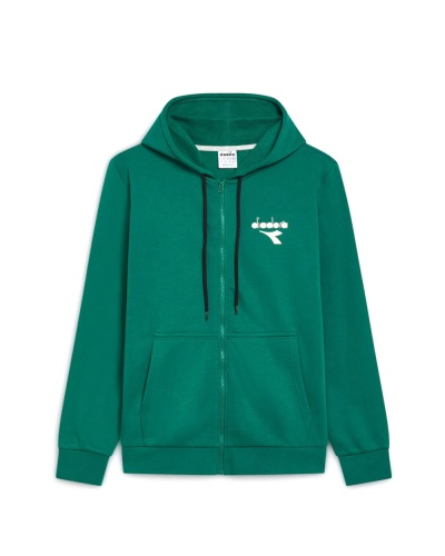 Giacca Sportiva felpa cappuccio UOMO Diadora Hoodie Full Zip