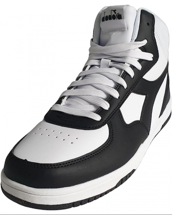 Scarpe Sneakers UOMO Diadora RAPTOR MID Bianco Nero Caviglia alta