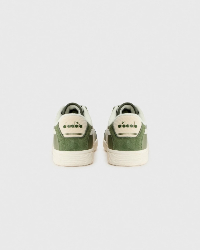 Scarpe sportive sneakers Diadora KICK SL uomo Verde Cipresso - Diadora KICK SL Men\'s Sports Shoes Sneakers Green Cypress - Chaussures de sport Diadora KICK SL pour homme, baskets vertes cyprès - Diadora KICK SL Herren Sportschuhe Sneakers Grün Zypresse