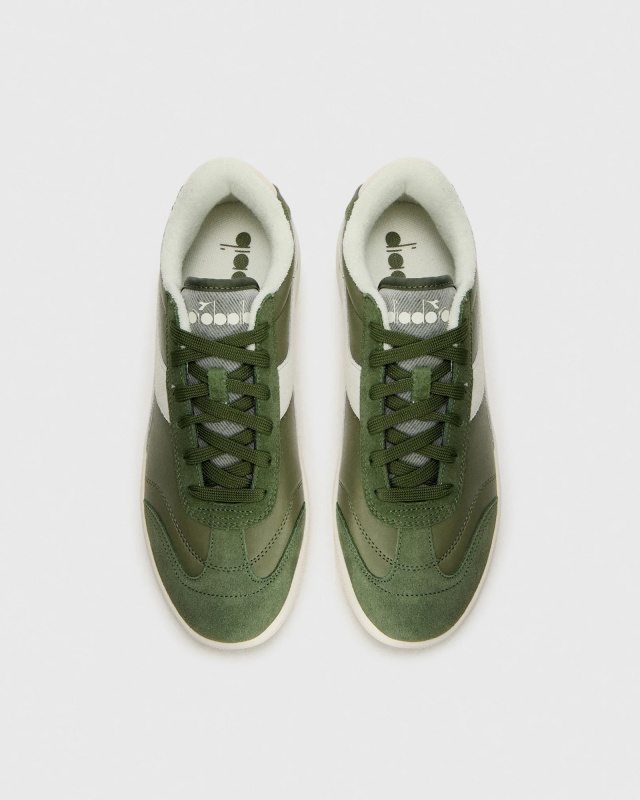 Scarpe sportive sneakers Diadora KICK SL uomo Verde Cipresso - Diadora KICK SL Men\'s Sports Shoes Sneakers Green Cypress - Chaussures de sport Diadora KICK SL pour homme, baskets vertes cyprès - Diadora KICK SL Herren Sportschuhe Sneakers Grün Zypresse