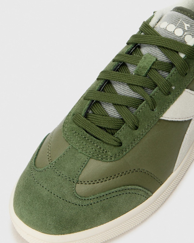 Scarpe sportive sneakers Diadora KICK SL uomo Verde Cipresso - Diadora KICK SL Men\'s Sports Shoes Sneakers Green Cypress - Chaussures de sport Diadora KICK SL pour homme, baskets vertes cyprès - Diadora KICK SL Herren Sportschuhe Sneakers Grün Zypresse