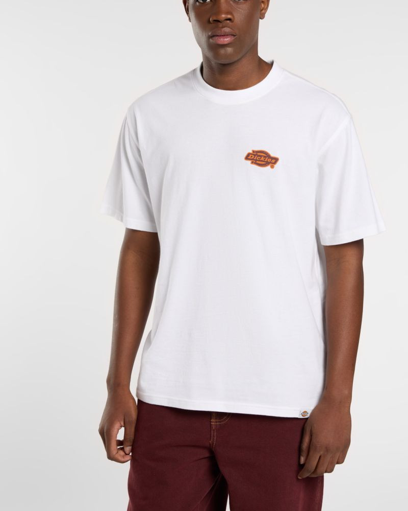 Camiseta Casual HOMBRE Dickies Blanco GRAYSVILLE TEE SS Algodón - Imagen 9 de 9
