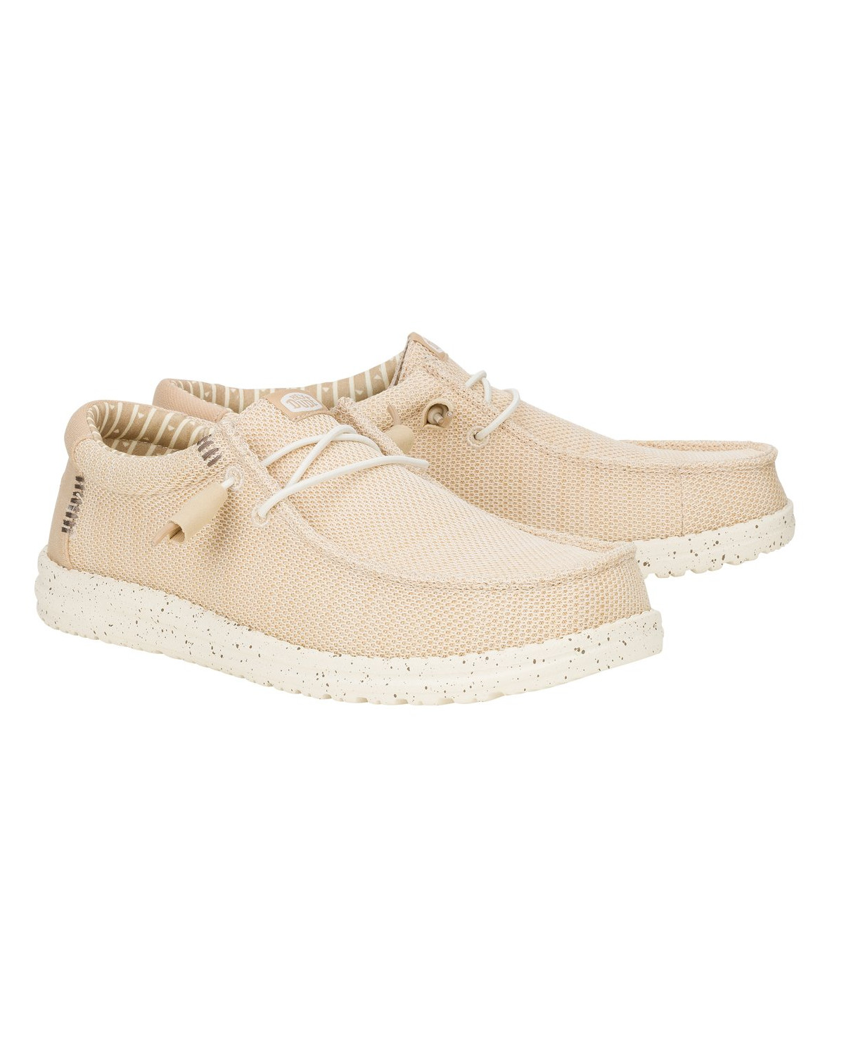 Freizeitschuhe Halbschuhe HERREN Hey Dude Wally Stretch Mesh M Beige Irish Cream - Bild 9 von 14