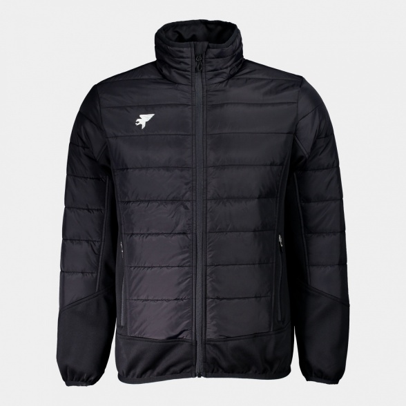 Giacca Tecnica da esterno running training Joma EXPLORER Full Zip uomo nero poliestere - Technical outdoor running training jacket Joma EXPLORER Full Zip man black polyester - Veste technique d'entrainement running outdoor Joma EXPLORER Full Zip homme polyester noir - Technische Outdoor-Lauftrainingsjacke Joma EXPLORER Full Zip Herren schwarz Polyester