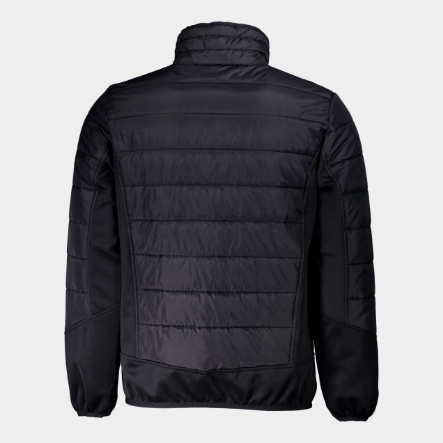Giacca Tecnica da esterno running training Joma EXPLORER Full Zip uomo nero poliestere - Technical outdoor running training jacket Joma EXPLORER Full Zip man black polyester - Veste technique d'entrainement running outdoor Joma EXPLORER Full Zip homme polyester noir - Technische Outdoor-Lauftrainingsjacke Joma EXPLORER Full Zip Herren schwarz Polyester