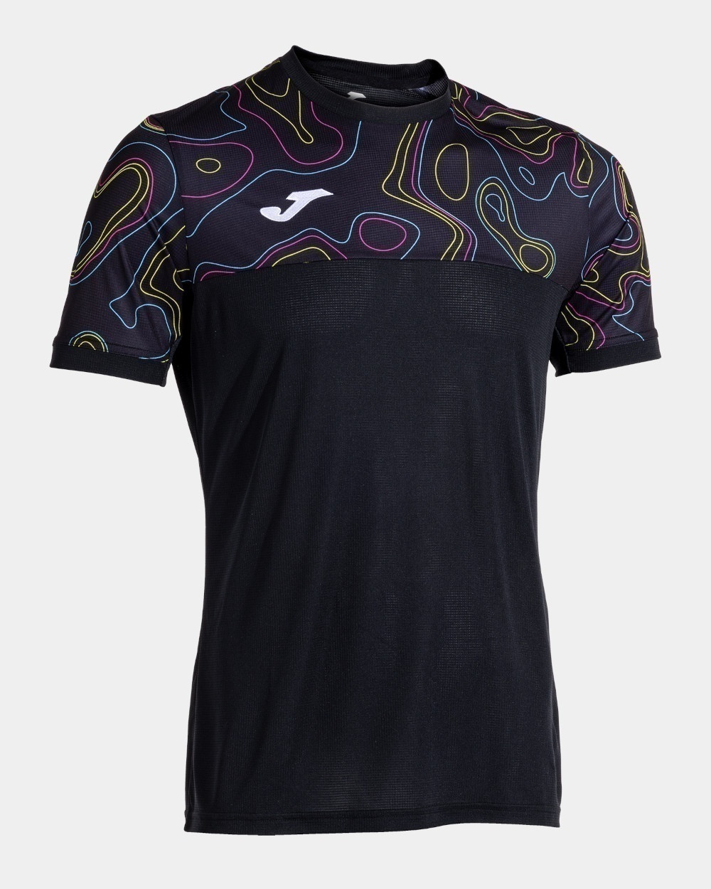 Camiseta Jersey HOMBRE Joma Negro Torneo Capsule PADEL - Imagen 7 de 10