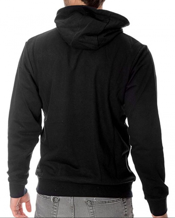 Felpa Cappuccio Pullover kappa LOGO EVAN Cotone garzato Uomo Nero - Sweatshirt Hoodie Pullover kappa LOGO EVAN Brushed cotton Man Black - Sweat Capuche Pullover kappa LOGO EVAN Coton gratté Homme Noir - Sweatshirt Hoodie Pullover kappa LOGO EVAN Gebürstete Baumwolle Herren Schwarz