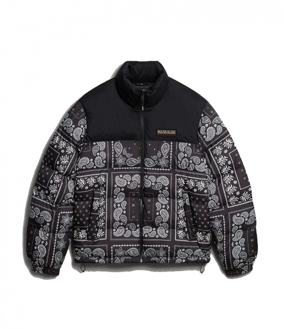 Bomber Piumino Giacca imbottita Napapijri A-HOLIDAY FW23 BLACK AOP F5P Unisex - Bomber Down Jacket Padded Jacket Napapijri A-HOLIDAY FW23 BLACK AOP F5P Unisex - Veste Bomber Doudoune Veste Rembourrée Napapijri A-HOLIDAY FW23 BLACK AOP F5P Unisexe - Bomber Daunenjacke Wattierte Jacke Napapijri A-HOLIDAY FW23 SCHWARZ AOP F5P Unisex