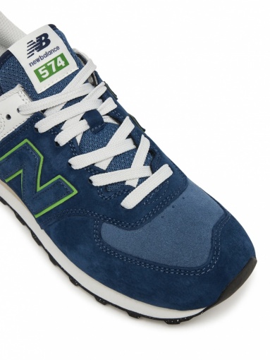 Scarpe sportive sneakers new balance 574 QBL Suede Tessuto Blue Verde - Sports Shoes Sneakers New Balance 574 QBL Suede Textile Blue Green - Chaussures de sport Baskets New Balance 574 QBL Suede Textile Bleu Vert - Sportschuhe Sneakers New Balance 574 QBL Wildleder Textil Blau Grün