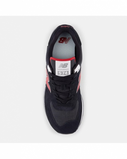 Scarpe sportive sneakers new balance 574 8JL Pelle Cordura Nero - Sneakers Sports Shoes New Balance 574 8JL Cordura Leather Black - Baskets New Balance 574 8JL en cuir Cordura noir - New Balance 574 8JL Sneaker, Sportschuhe, Cordura-Leder, Schwarz