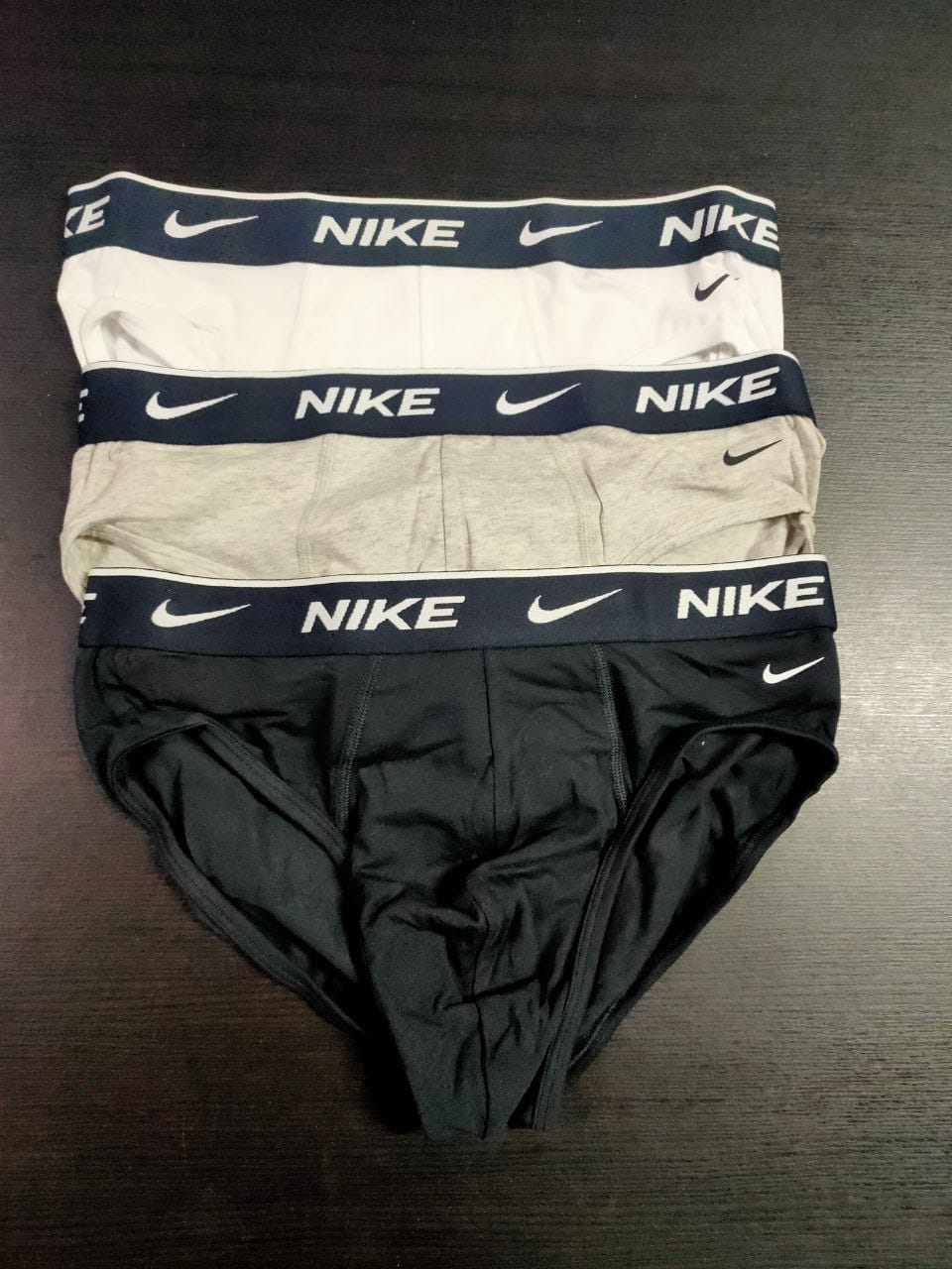 Nike Underwear Herren Unterwäsche Slip Unterhose BRIEF Graphic 3er Pack Slip Baumwolle - Bild 7 von 9