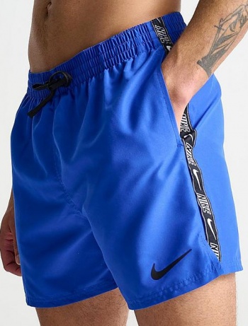 Costume da bagno mare nuoto piscina pantaloncini nike shorts LOGO TAPE Uomo Blue - Swimsuit sea swimming pool shorts nike shorts LOGO TAPE Man Blue - Maillot de bain short de piscine mer short nike LOGO TAPE Homme Bleu - Badeanzug meer schwimmbad shorts nike shorts LOGO TAPE Mann Blau