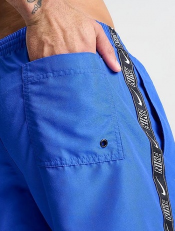 Costume da bagno mare nuoto piscina pantaloncini nike shorts LOGO TAPE Uomo Blue - Swimsuit sea swimming pool shorts nike shorts LOGO TAPE Man Blue - Maillot de bain short de piscine mer short nike LOGO TAPE Homme Bleu - Badeanzug meer schwimmbad shorts nike shorts LOGO TAPE Mann Blau