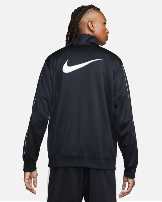 Giacca Tuta sportiva UOMO Nike Nero Track Top con TASCHE a ZIP