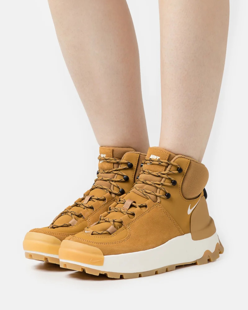 Chaussures bottes Femme liquidation Nike City Classic W Jaune Sportswear