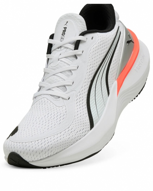 Scarpe da running Puma Scend Pro 2 Unisex Bianco - Puma Scend Pro 2 Unisex Running Shoes White - Chaussures de course unisexes Puma Scend Pro 2 blanches - Puma Scend Pro 2 Unisex Laufschuhe Weiß