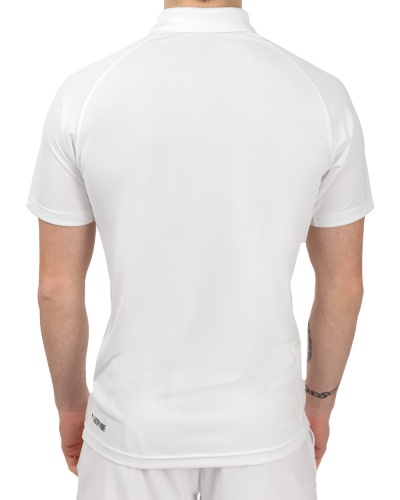 polo padel tennis Puma teamLIGA Bianco maniche corte poliestere - Puma teamLIGA padel tennis polo White polyester short sleeves - Polo puma teamLIGA padel tennis manches courtes polyester blanc - Puma teamLIGA Padel-Tennispolo Weißes Polyester mit kurzen Ärmeln