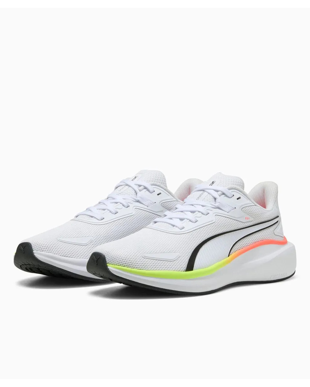 Chaussures sportif Sneakers soldes Homme Puma Softride Carson Fresh Blanc Loisirs