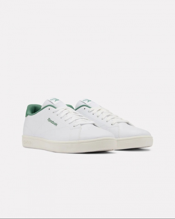Sneakers Scarpe sportive Reebok Court Clean Uomo Bianco Verde - Sports Shoes Sneakers Reebok Court Clean Men's White Green - chaussures de sport Sneakers Reebok Court Clean pour homme, blanches et vertes - Sportschuhe Reebok Court Clean Herren Sneaker Weiß Grün