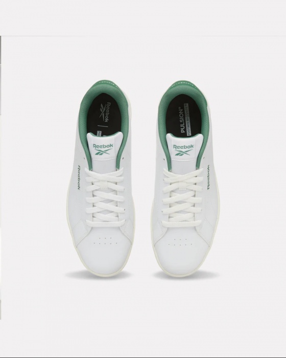 Sneakers Scarpe sportive Reebok Court Clean Uomo Bianco Verde - Sports Shoes Sneakers Reebok Court Clean Men's White Green - chaussures de sport Sneakers Reebok Court Clean pour homme, blanches et vertes - Sportschuhe Reebok Court Clean Herren Sneaker Weiß Grün
