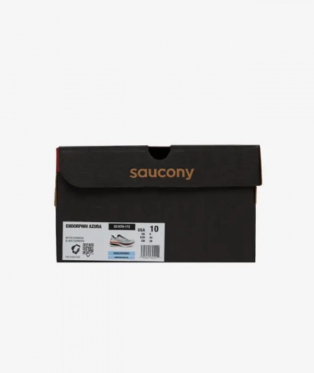 Scarpe Sneakers Running Corsa Saucony ENDORPHIN Azura White CRIMSON uomo - Saucony Endorphin Azura Men\'s Running Shoes  White CRIMSON - Chaussures de course Saucony Endorphin Azura pour homme, blanches et CRIMSON - Saucony Endorphin Azura Herren-Laufschuhe Weiß CRIMSON