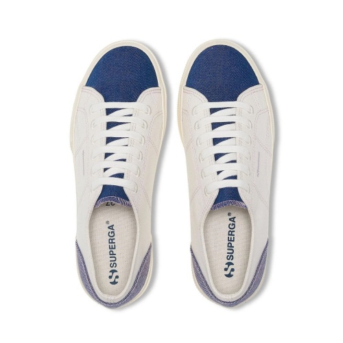 Sport Schuhe Sneakers DAMEN Superga 2740 Platform Reverse Denim