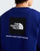Felpa sportiva girocollo pullover The North Face EVOLUTION BOX NSE REGULAR CREW Cotone Uomo Bold Blue - The North Face EVOLUTION BOX NSE REGULAR CREW Men's Cotton Crewneck Pullover Sweatshirt Bold Blue - Sweat-shirt à col rond en coton pour homme The North Face EVOLUTION BOX NSE REGULAR CREW, bleu vif - The North Face EVOLUTION BOX NSE REGULAR CREW Herren-Sweatshirt aus Baumwolle mit Rundhalsausschnitt, kräftiges Blau