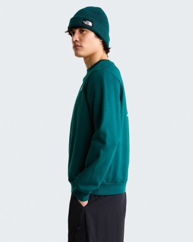 Felpa sportiva girocollo pullover The North Face EVOLUTION BOX NSE REGULAR CREW Cotone Uomo Pacific Teal - The North Face Evolution Box Nse Regular Crew Men's Cotton Crewneck Pullover Sweatshirt, Pacific Teal - Sweat-shirt à col rond en coton The North Face Evolution Box NSE Regular Crew pour homme, couleur bleu sarcelle Pacifique - The North Face Evolution Box NSE Regular Crew Herren-Sweatshirt aus Baumwolle mit Rundhalsausschnitt, Pazifik-Teal